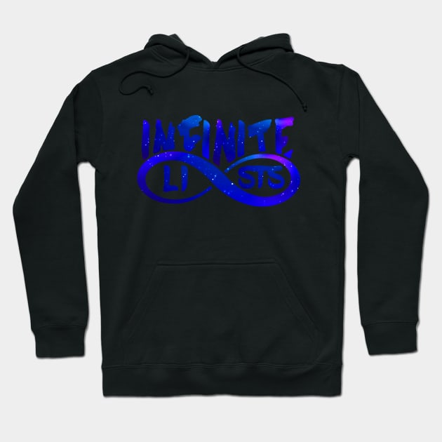 infinite lists Merch Hoodie by NewMerch